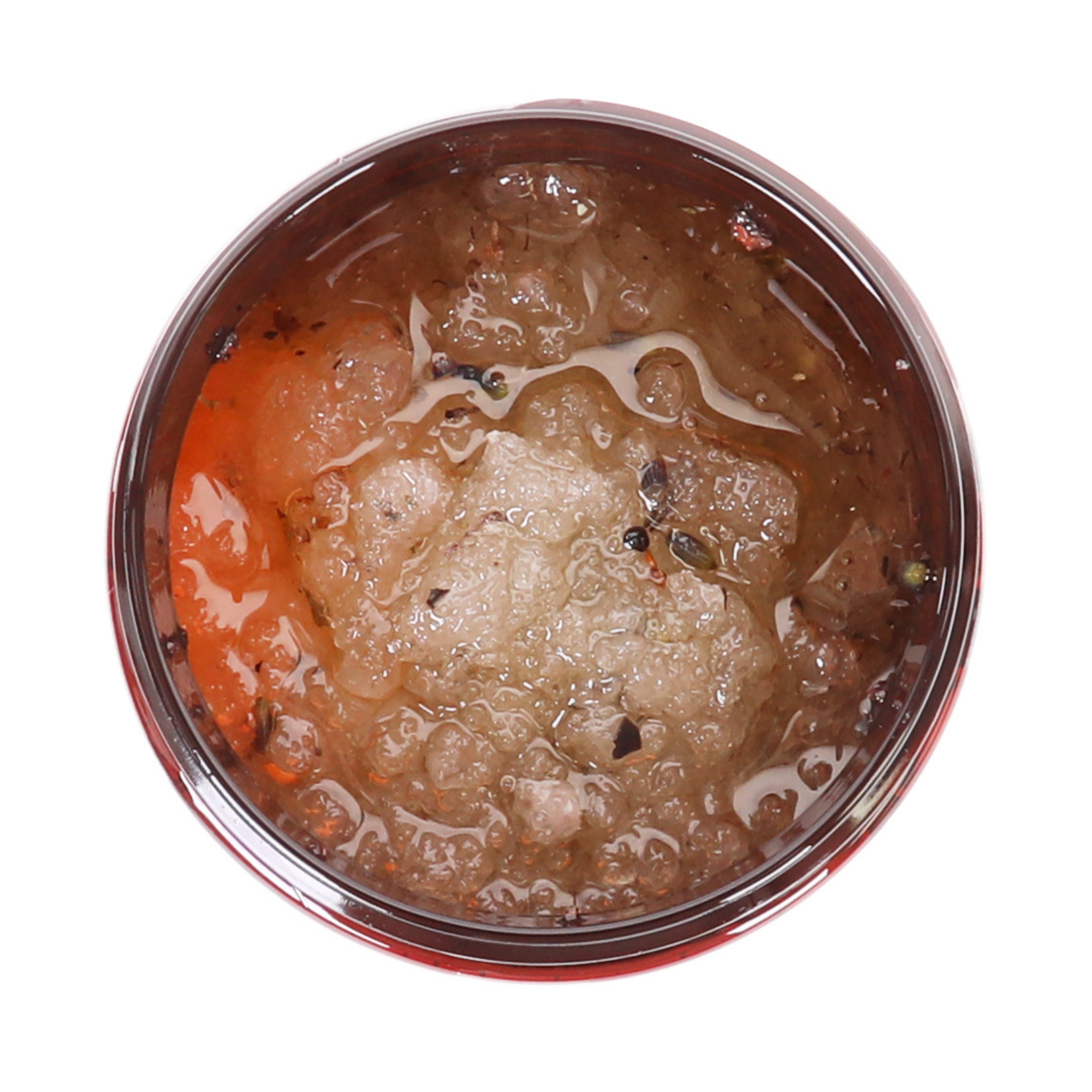 Atelier Beautanique Sôp Lavender Body Scrub Jar on Gray Background with Light Shadow