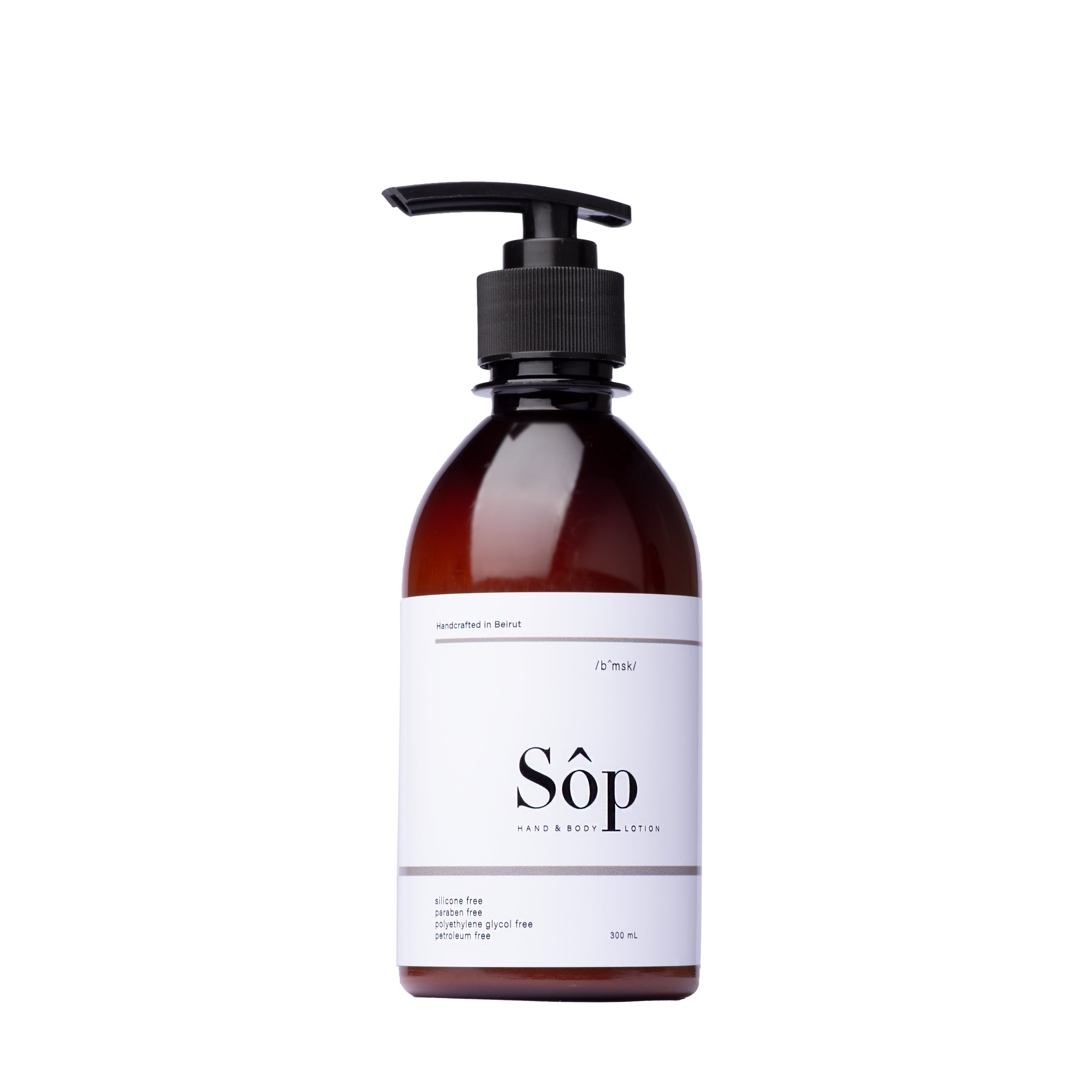 Atelier Beautanique Sôp Natural Hand & Body Lotion Black Musk 300mL