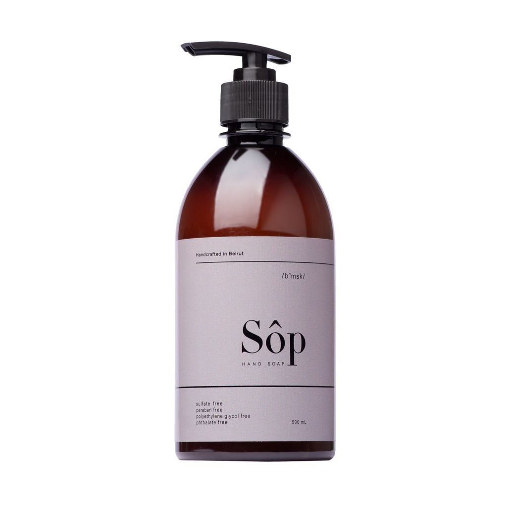 Atelier Beautanique Sôp Natural Liquid Soap Black Musk 500mL