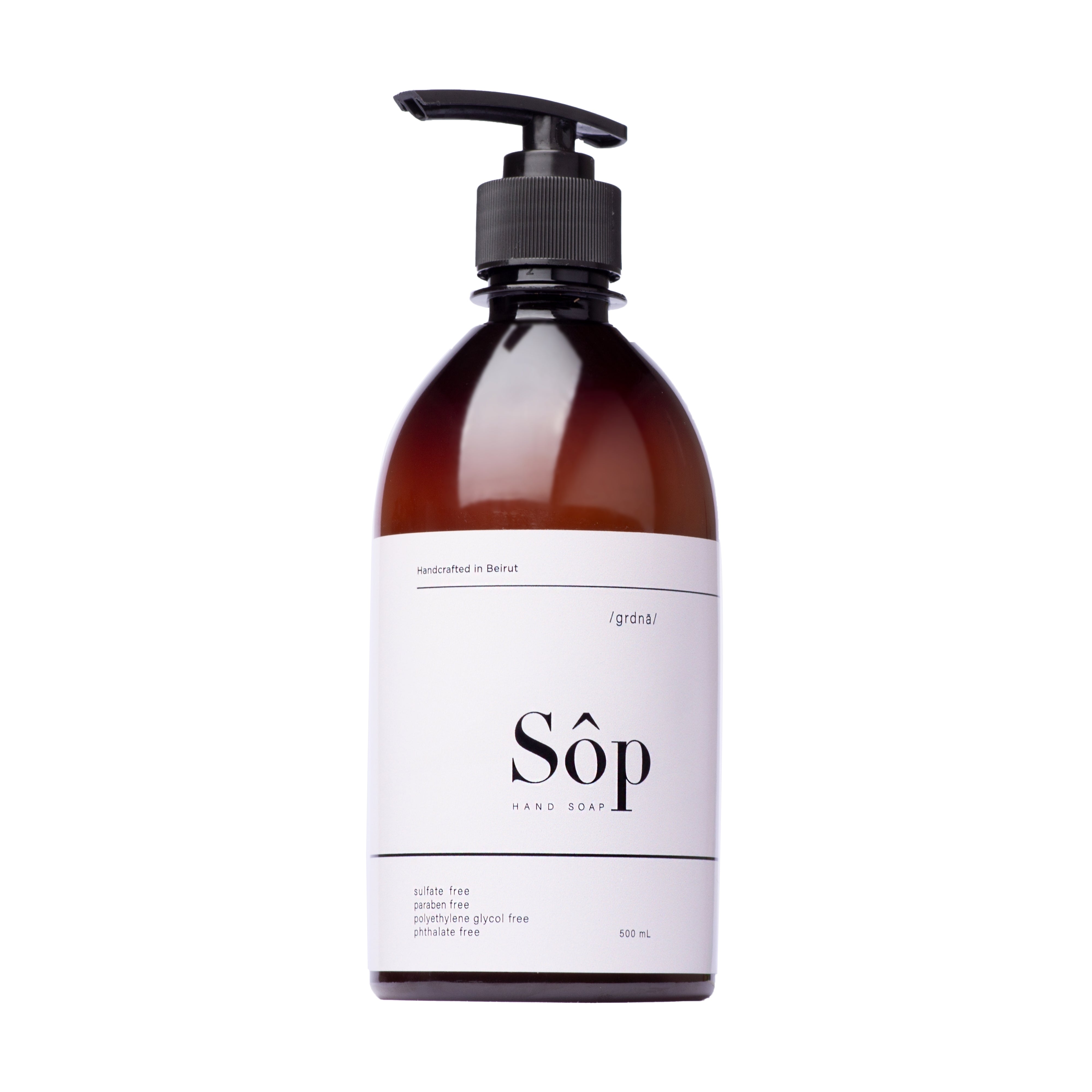 Atelier Beautanique Sôp Natural Liquid Soap Gardenia 500mL