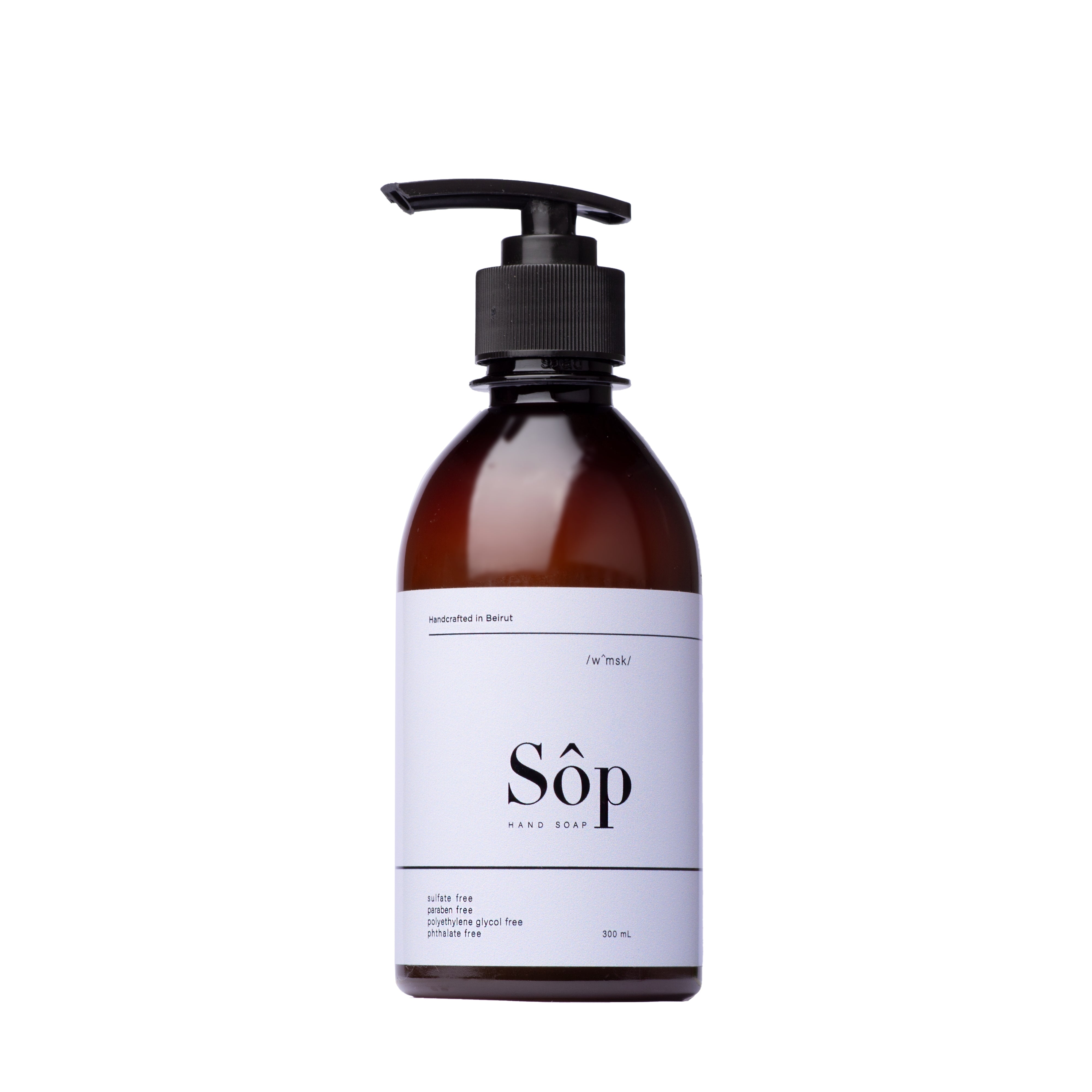 Atelier Beautanique Sôp Natural Liquid Soap White Musk 300L