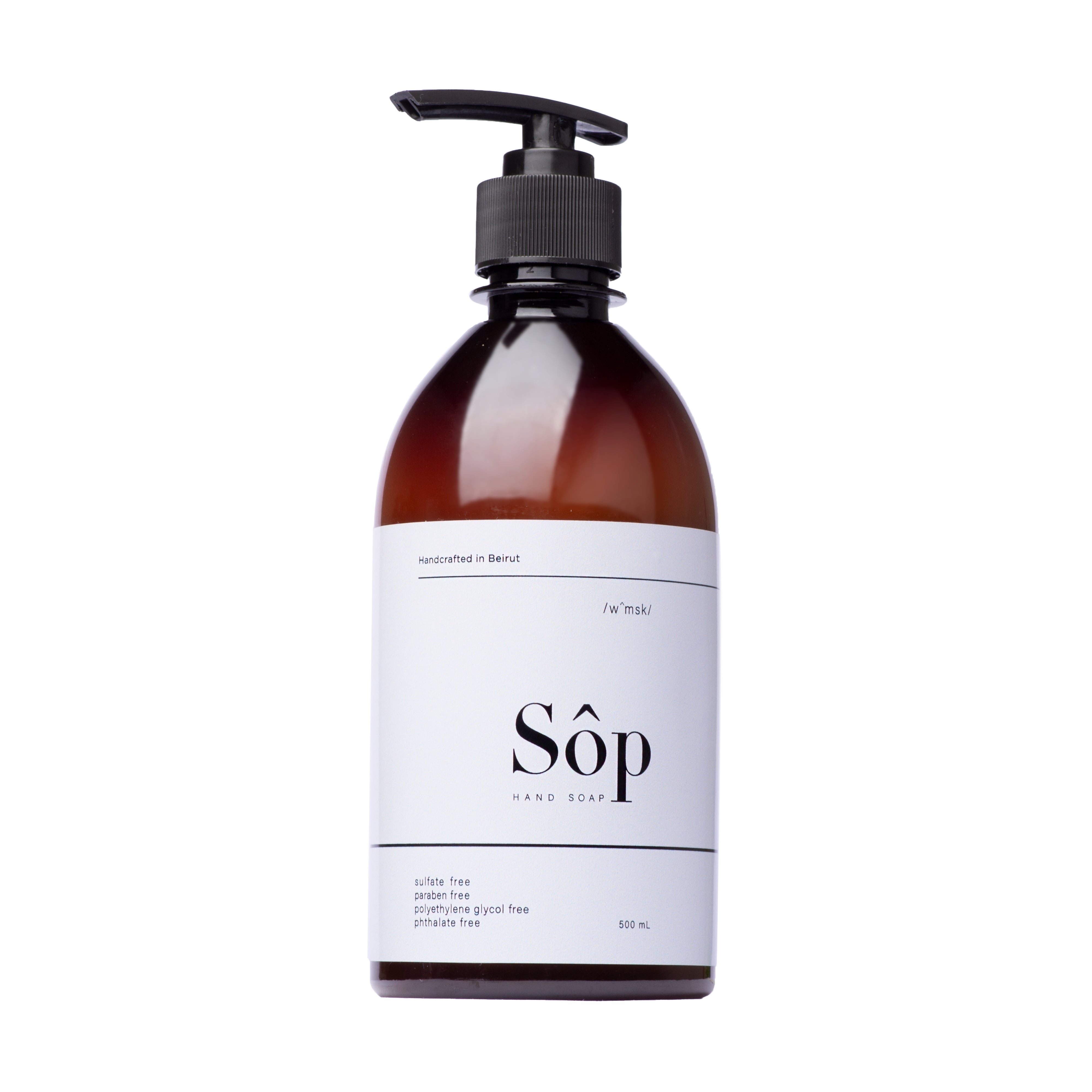 Atelier Beautanique Sôp Natural Liquid Soap White Musk 500mL