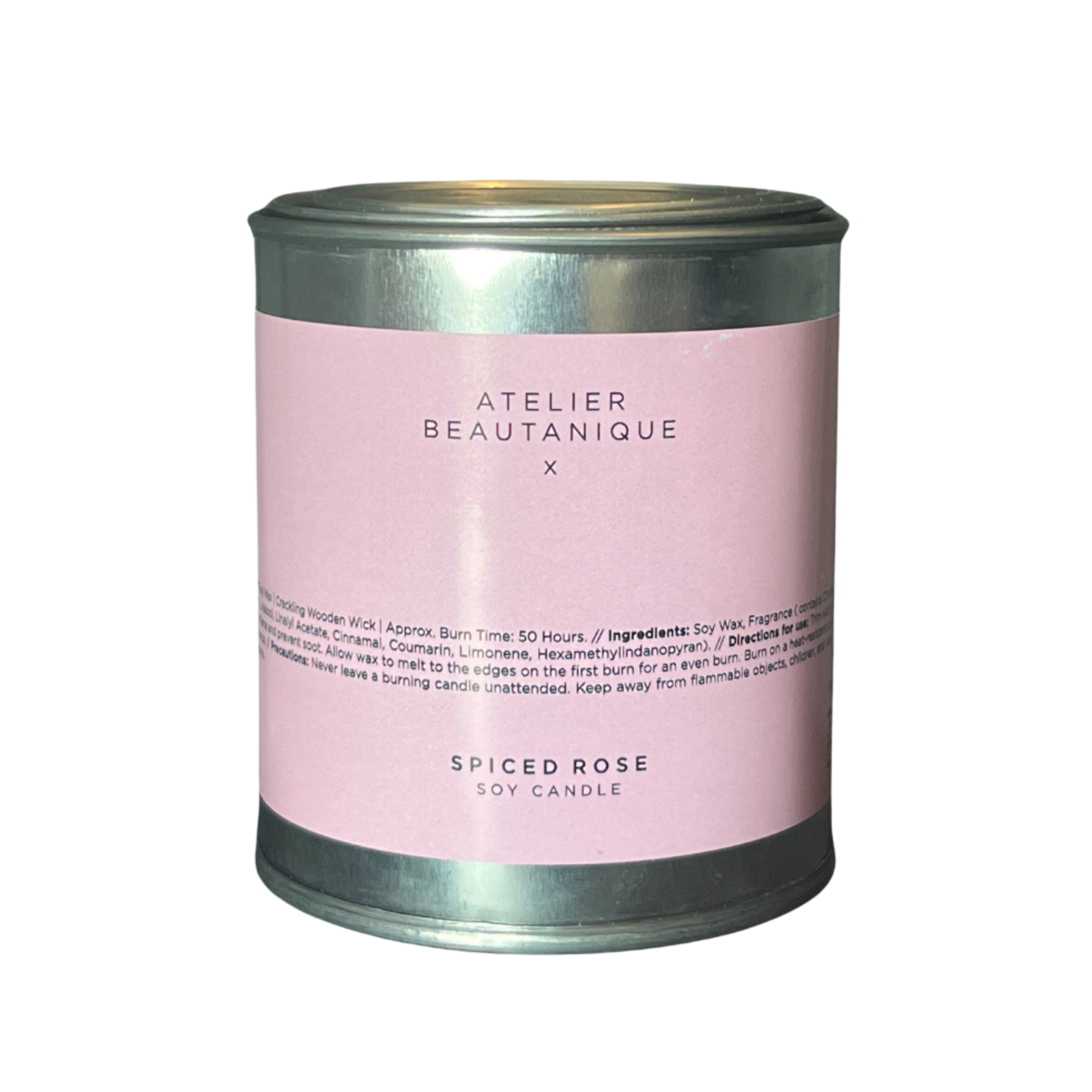 Atelier Beautanique Soy Wax Candle Spiced Rose