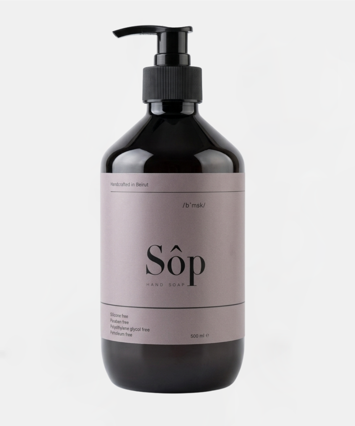 Sôp Natural Liquid Soap Black Musk