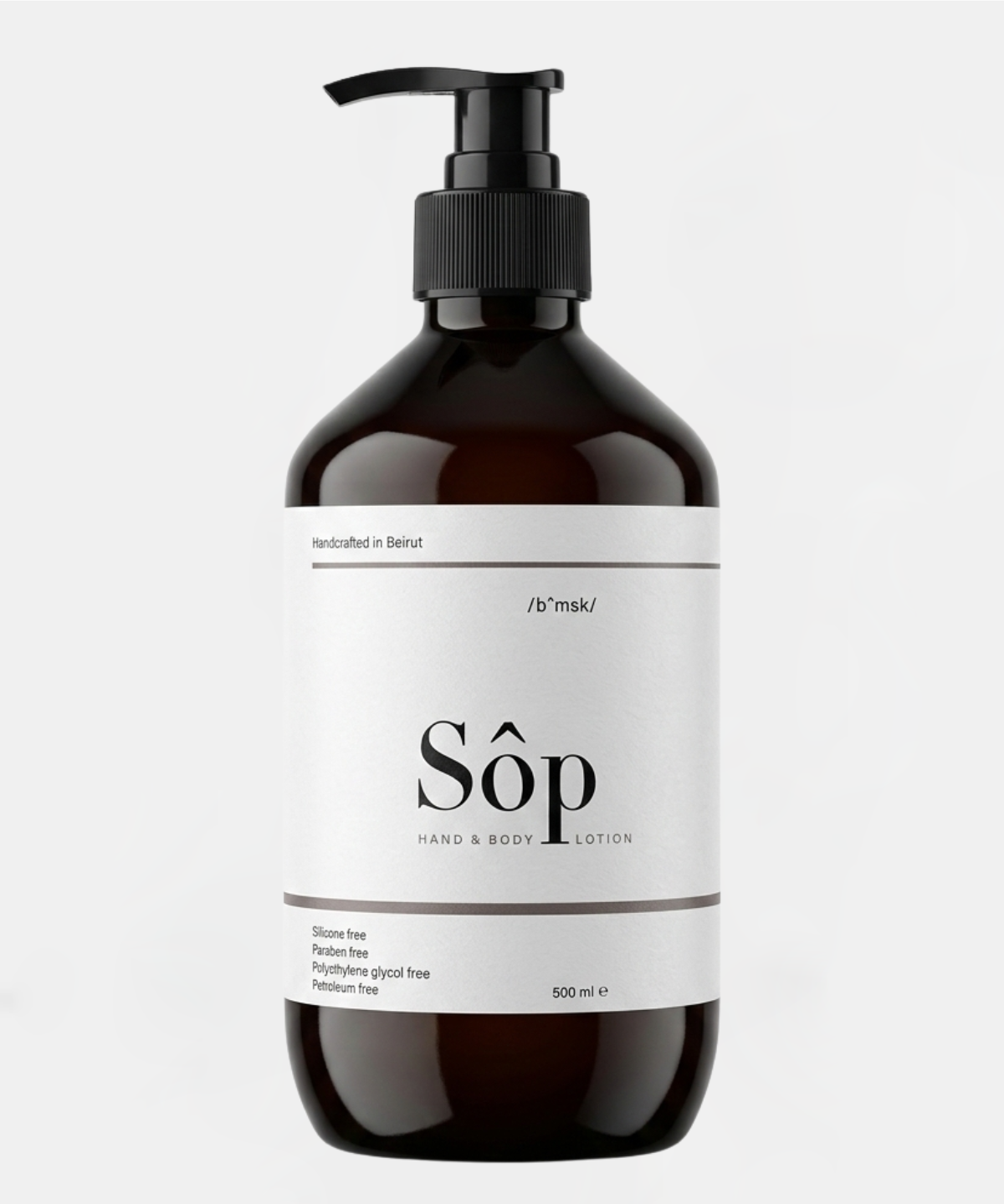 Sôp Natural Hand & Body Lotion Black Musk
