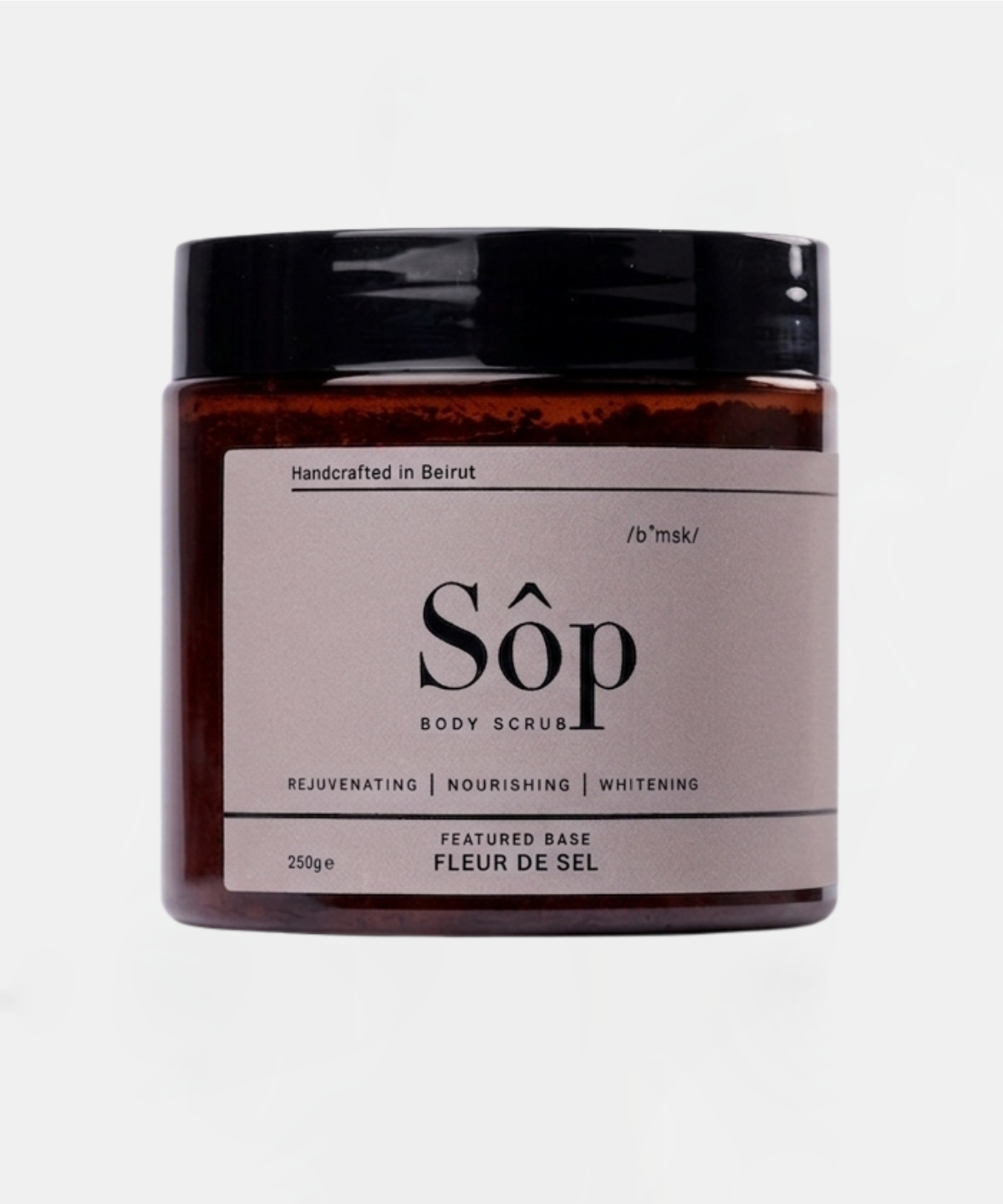 Sôp Black Musk Body Scrub