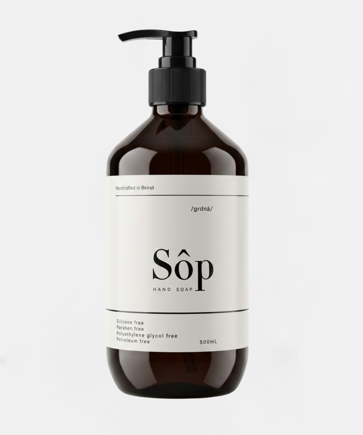 Sôp Natural Liquid Soap Gardenia