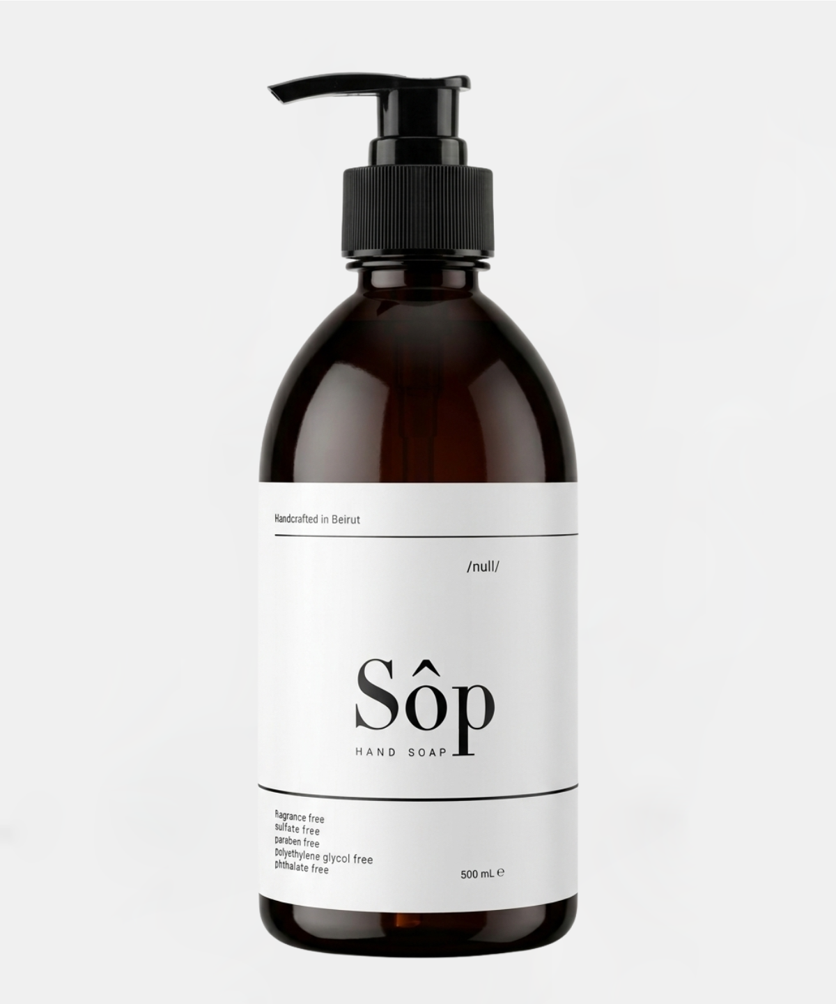Sôp Natural Liquid Soap /Fragrance Free/