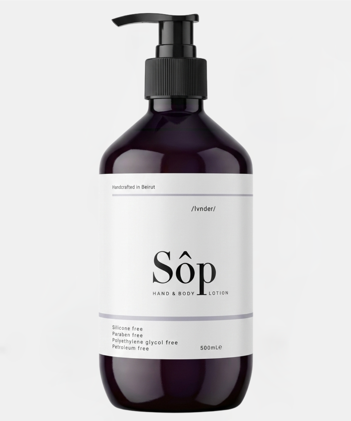 Sôp Natural Hand & Body Lotion Lavender