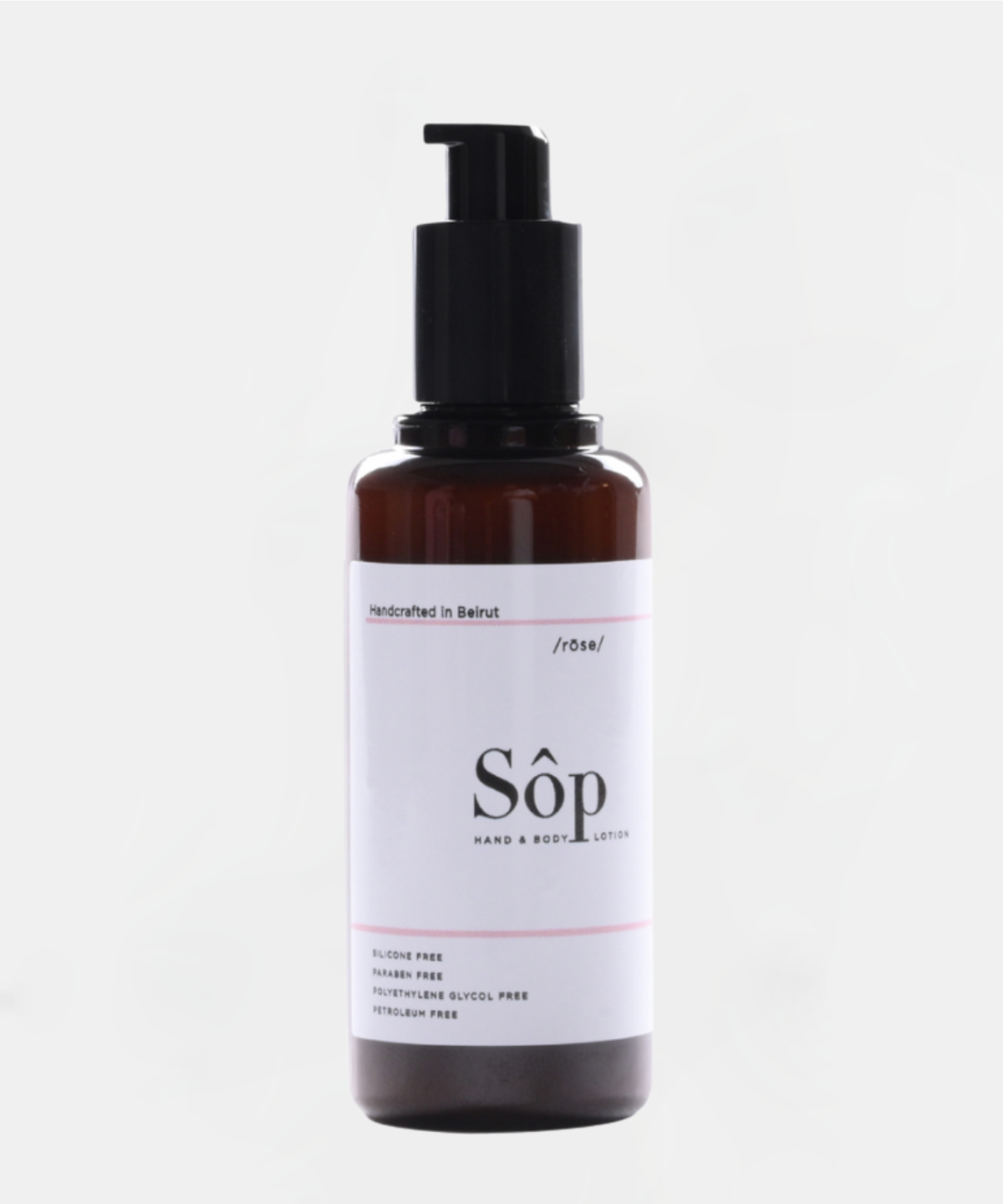 Sôp Mini Natural Hand & Body Lotion Rose
