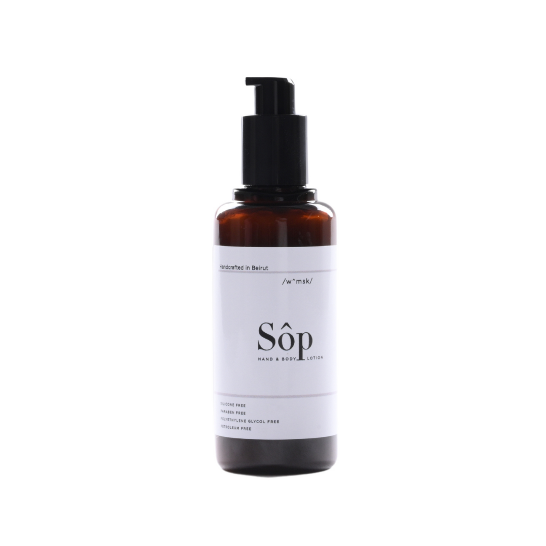 Sôp Mini Natural Hand & Body Lotion White Musk