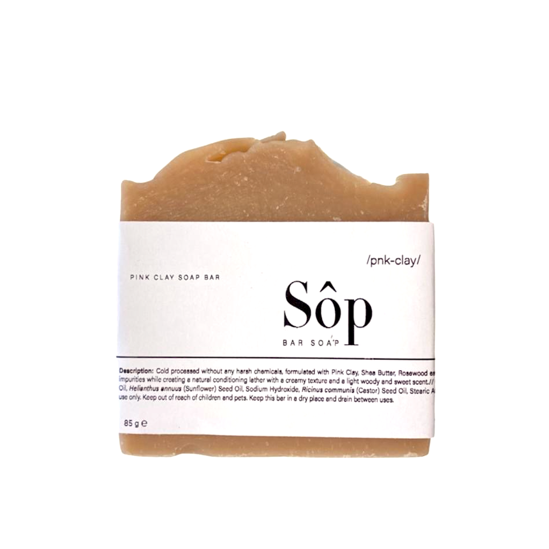 Pink Clay Face Bar Soap